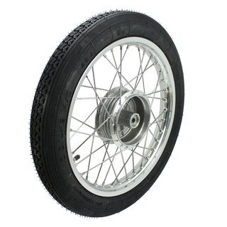 Komplettrad auf Alufelge Simson S51 S50 KR51 Schwalbe Spatz Star Sperber Habicht Duo Reifen Heidenau K4 Oldtimerprofil