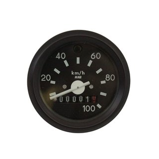 100 km/h Tachometer schwarz für Simson S51 S50 S60 S70  S53 inkl. Fassungen + Lampen
