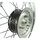 Speichenrad hinten 2,15 x 16 Zoll Felge Felgenband hinteres Rad mit DDR Nabe schwarz pass f MZ ETZ150 ETZ 150