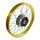 Speichenrad Felge gold eloxiert Speichen verchromt für Simson S51 S50 S70 S53 KR51 Schwalbe Star Duo Sperber Duo Habicht Spatz