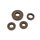 NJK Wellendichtringe Simmerringe Motor Soemtron Simson SR4-1 K Spatz, KR50 ab Baujahr 1963 braun mit Staublippe
