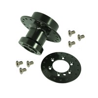 Radnabe Scheibenbremse vorn schwarz für Simson S51 S50 S70 S53 MS50 Sperber mit Lagern, Schrauben