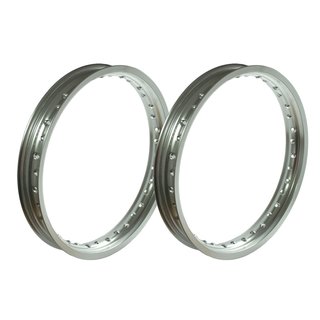 Paar Felgen Alu 1,5x16 pass f Simson S51 S50 S70 S53 KR51 Schwalbe Duo Spatz Star Sperber Habicht Felgenringe