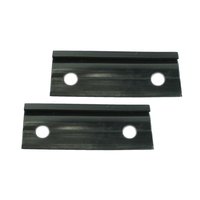 2 Gummi Keder Lenker Schale Abdeckung Köder schwarz...