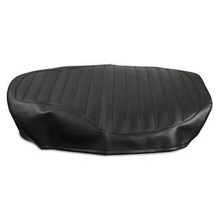 Sitzbank Bezug MZ TS 125 150 Sitz geprägt schwarz mit MZ Logo