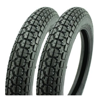2 Reifen Mantel pas. f. Simson SR50 SR80 Roller SD50 VeeRubber VRM220 3,00x12 