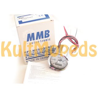 Tachometer Elektronisch, Licht blau für Simson S50 S51 KR51 Schwalbe Star MMB Chrom 48mm