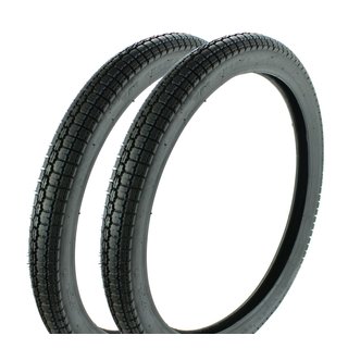 2 Reifen Mantel Rad für Simson SR2 E SR2E 2,25x19 VeeRubber VRM013 43J 19" 2 3/4