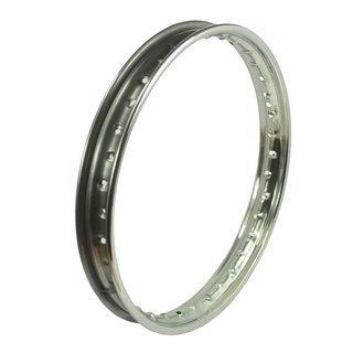 Edelstahlfelge poliert 1,5x16 Felgenring pas f Simson S51 S50 S70 S53 KR50 KR51 Schwalbe Duo Spatz Star Sperber Habicht