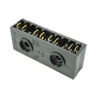 Leitungsverbinder ohne Doppelbrücken, 8 Einzelkontakte für  Simson S51 S50 KR51 Schwalbe SR50 MZ ETZ TS ES 125 150 250 251 301 Kabelbaum Stecker