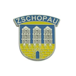 Lenkerplakette Plakette Zschopau gerade klein für MZ ES125 ES150 (RT125-3) klein blau gelb