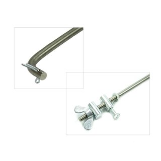 Bremsstange für Simson AWO Touren Feder hinten außen Bremsgestänge 590mm Edelstahl
