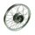 Speichenrad, Alufelge poliert 1,50x16, Speichen Edelstahl für Simson S51 S50 S70 S53 Sperber Schwalbe Spatz Star Sperber Habicht Duo