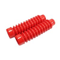 2 x Simson Faltenbalg rot Stoßdämpfer Gummi...