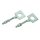 2x Kettenspanner MZ ETZ ES ETS TS 125 150 250 301 251 Spanner Kette verzinkt