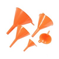 5 Trichter Sortiment für Benzin, Öl, Säure...