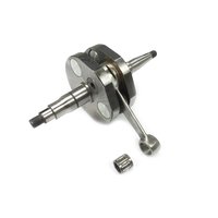 Kurbelwelle + RS904 SP Tuning Zylinder 4 Kanal mit Barikit 1-Ring Kolben Doppelauslass ink. Kopf Simson S51 KR51/2 Schwalbe SR50 S53 Kit Motor 90 ccm