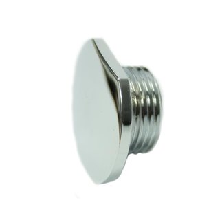 Obere Verschlusskappe für MZ IFA RT125 BK350 am Federbein hinten, verchromt