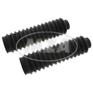 2x Faltenbalg Gummi pas. f. MZ BK350 Telegabel Holme Stoßdämpfer vorn