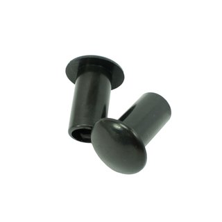 2 Blindstopfen Endstücke schwarz Blinker pas. f. Simson KR51 Schwalbe Star Sperber Habicht MZ ES125-300