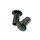 2 Blindstopfen Endstücke schwarz Blinker pas. f. Simson KR51 Schwalbe Star Sperber Habicht MZ ES125-300