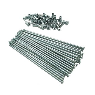 36 Speichen im Satz verchromt 148mm für MZ TS ETZ 125 150 250 inkl. Nippel Speiche - 18" Räder mit Trommelbremse