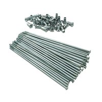 36 Speichen im Satz verchromt 148mm für MZ TS ETZ...