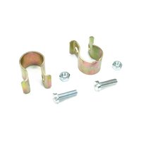 2x Klemmschellen, verzinkt, kpl. für runde Blinkleuchte 8580.23 Simson S51 S50 SR50  pass f MZ ETZ TS 150 125 250 hinten E-Zeichen