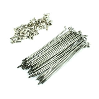 Speichensatz AWO Sport, Edelstahl, 36 Stück inkl. Nippel Vorderrad Hinterrad deutsche Produktion