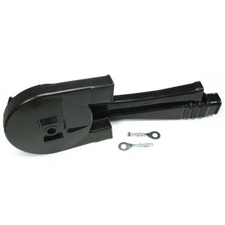 Kettenschutz 6-tlg. für Simson Spatz K, KR51/1 Schwalbe, Star, Sperber, Habicht schwarz Kettenschläuche + Kettenkasten + Kettenspanner