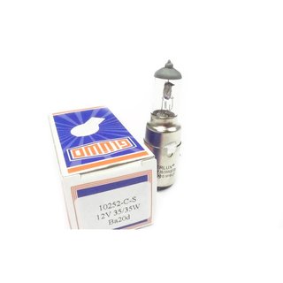 Glüwo Halogen Glühlampe Bilux 12V 35/35W Simson S51 S70 S50 KR51 Schwalbe SR50 S53 Star Sperber Habicht Duo VAPE Birne Sockel Ba20d wie HS1, H4