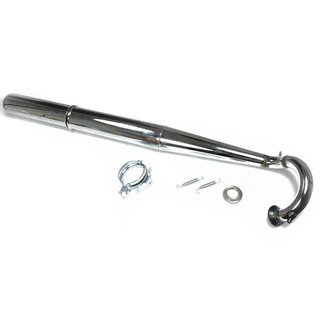 AOA3 Enduro Auspuff 32mm inkl. Kalotte für Simson S51 S50 S70 S53 S83 E und OR Auspufftopf Sport Tuning