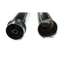 AOA3 Enduro Auspuff 32mm inkl. Kalotte für Simson S51 S50 S70 S53 S83 E und OR Auspufftopf Sport Tuning