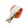 Blinker LED 12V weiß orange mit E-Zeichen für Simson KR51 Schwalbe Star Sperber Habicht MZ ES 150 125 175 Ochsenauge