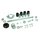 Lagerset Schwinge + Motor mit Polyamid Buchen für Simson S51 S50 S53 S83 S70