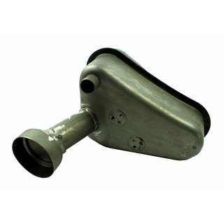 Simson KR51/1 KR51/2 Schwalbe Luftfilter Ansauggeräuschdämpfer metallisch blank