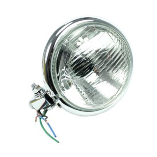 Universal H4 HS1 Scheinwerfer für Simson S51 S70 S53 KR51 Schwalbe Halogen 12V Einsatz Reflektor mit E-Zeichen