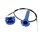 Schnellgasgriff blau mit spezial Gasbowdenzug für DDR Berliner, Mikuni, andere Vergaser Cross Motorcross Tuning Enduro Simson S51, S50, S53 S83 Rennsport