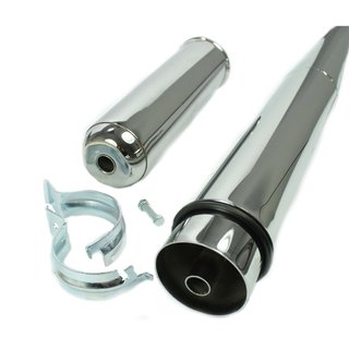 AOA3 Auspuff 32mm für Simson KR51/1 Schwalbe Star Sperber Habicht Duo Auspufftopf Sport Tuning 60 - 85ccm