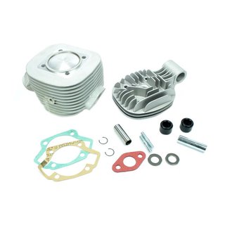 Zylinder 75ccm Kolben für Simson KR51/1 Schwalbe Duo Star Habicht Spatz SK Motor Tuning Alu-Zylinder 9,5PS Nikasilbeschichtung ZT75N