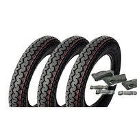 3 Mitas Reifen + Schläuche S-05 3,50-12 64J TT IWL...