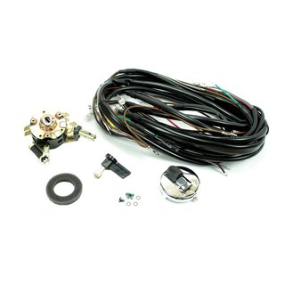 Kabelbaum + Zündschloss + Zündschlüssel + Schaltplan pas. für Simson KR51/1 Schwalbe SR4 Star Sperber Elektrik Kabelsatz