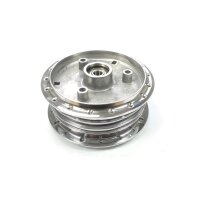 Nabe chrom Optik Radnabe mit Kugellager Lager Rippen...