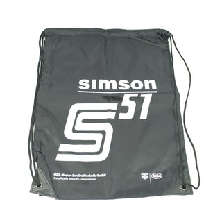 Simson Tasche Bag Schultertasche schwarz Sportbeutel Motiv S51