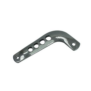Simson Auspuff Halteblech S51 E S50 S51 S70 S53 OR E Enduro Strebe Lochblech hinten carbon