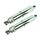 Set Federbeine Stoßdämpfer hinten verchromt pas. f. Simson AWO Sport Neu, Made in Germany