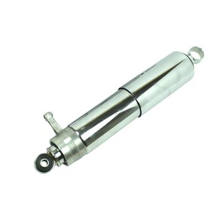 Federbein Stoßdämpfer hinten links verchromt für MZ ES125 ES150 ES250 ES175 ES300, Neu, Made in Germany