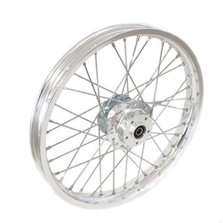 Felge Scheibenbremse Alu Speichen verchromt für Simson S51 S50 S53 S70 S83