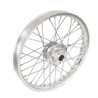 Felge Scheibenbremse Alu Speichen verchromt für Simson S51 S50 S53 S70 S83