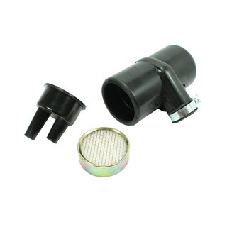 Set Ansauggeräuschdämpfer + Trichter & Luftfilter für Simson KR51 Schwalbe Star Spatz Vergaser T-Luftfilter, Tuning